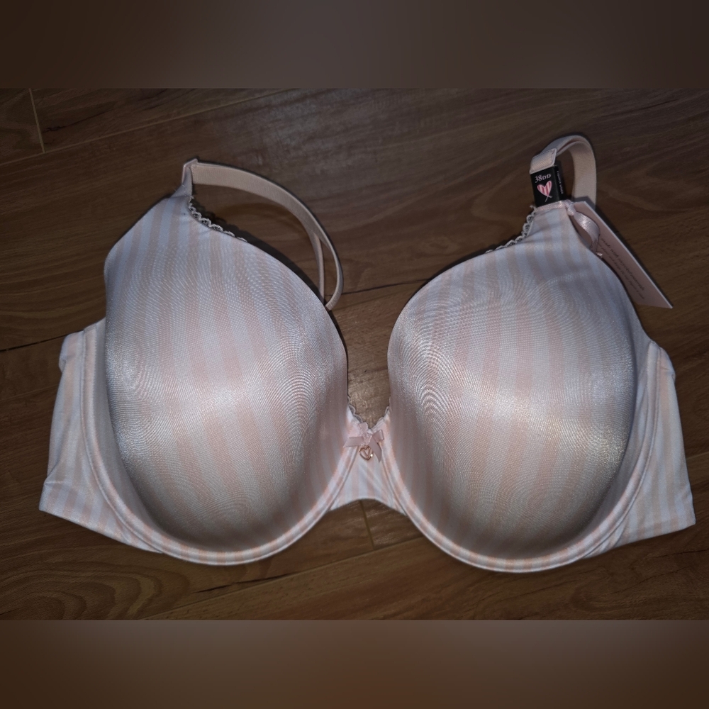 Victoria's Secret Light Pink Striped Bra